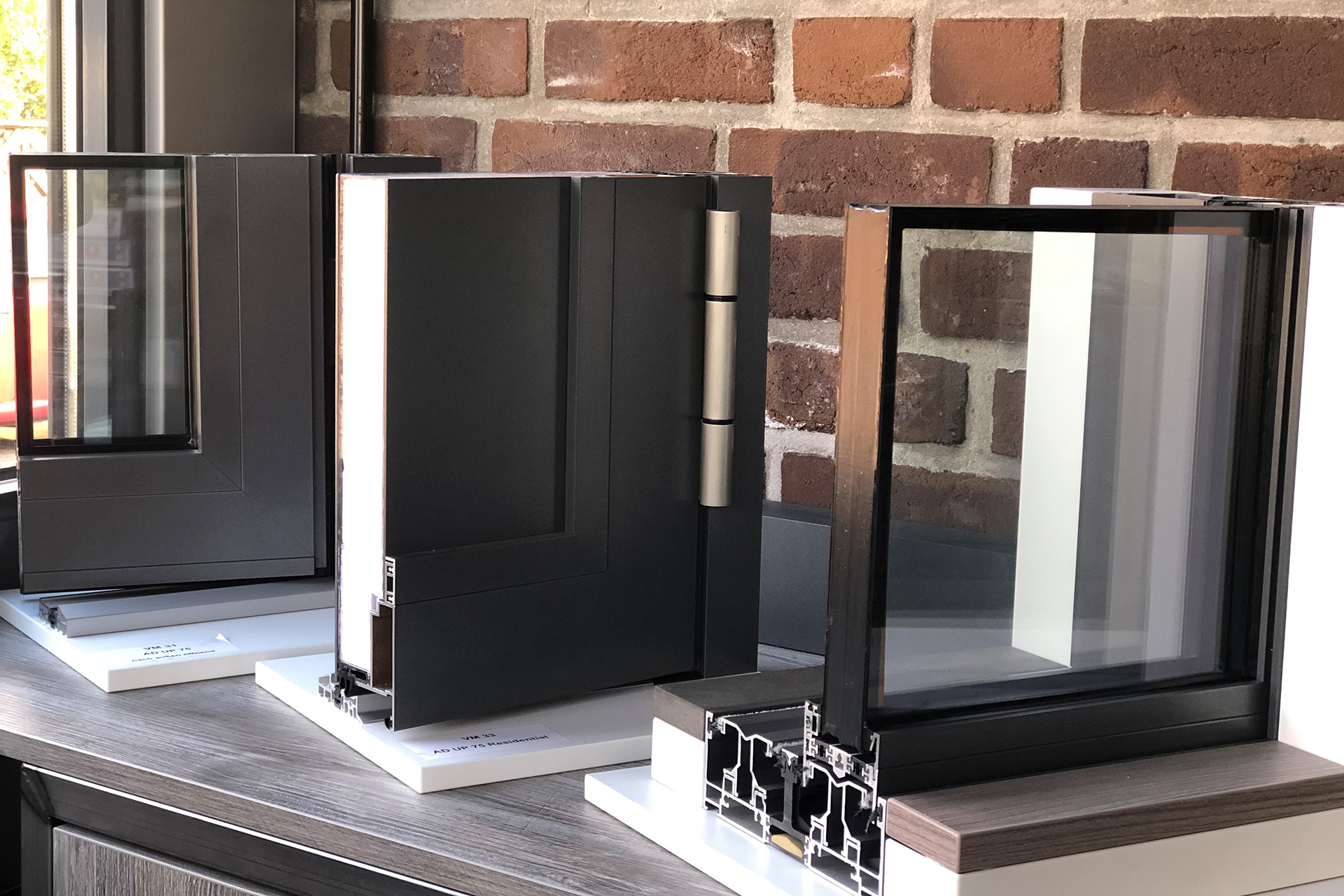 Musterfenster für Schüco Ausstellung Düsseldorf